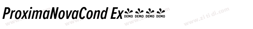 ProximaNovaCond Ex字体转换